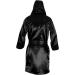Cleto Reyes Satin Boxing Robe with Hood - Large - Black | Premium Quality - Buy Online on GoSupps.com