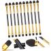 20Pcs double ended eyeshadow brush double sided makeup Eyeshadow Makeup Brush Cosmetics Kit - Buy Online on GoSupps.com