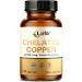 LIIFE Albion Chelated Copper 2.5mg Essential Trace Mineral Supplement Supporting Red Blood Cells Collagen and Energy Production 120 Veggie Capsules