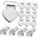 Bestyash Stainless Steel Peach Heart Ceiling Clip Pacifier & Mattress Cover Fastening - 4 Pcs - Buy Online on GoSupps.com