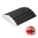 Disposable Lip Applicators 50 PCS Lip Brush Black Lipstick Applicator Wands for Applying Lipstick Nail Polish Eyeshadow Nail Art PYO Cookie Paint Brush for Painting(A-50PCS)