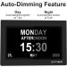 Exmate Digital Calendar Alarm Clock - 10 Large LCD 8 Multilingual Alarms Slumber Function - Ideal for Home & Office Perfect for Seniors - International Shipping Available - Buy Online on GoSupps.com