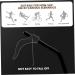 Healeved 60 Pairs Anti-Slip Eyeglass Holders | Non-Slip Spectacle Grips & Nerd Wax - Child Silica Gel Temple Earmuffs - Buy Online on GoSupps.com