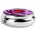 Fuchsia Roseround Pill Box | 3 Compartment Organizer | Portable Travel Pill Box for International Shipping - Buy Online on GoSupps.com