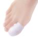JKcare 10 Pack Big Toe Protectors Gel Toe Caps New Breathable Silicone Toe Covers with Holes- Cushion for Corns Calluses Blister Ingrown Toenail and Reduce Friction - Large Big Toe Caps w/ Holes
