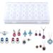 Buy Clear Plastic Tablet Box - 28 Slots Adjustable Medicine & Jewelry Organizer for International Shipping - Buy Online on GoSupps.com