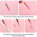 Jeffdad 2Pieces Double Head Nail Rhinestone Picker Set - DIY Nail Art Tool for Gems, Crystals, and Rhinestones - Pink + White - Buy Online on GoSupps.com
