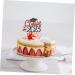 SEWACC 12 Pcs 2023 Graduation Arrangements Graduation Party Decorations Graduation Cake Toppers Congrats Grad 2023 Graduation Dessert Grad Cake Decorations Cupcake Ornaments Flash Plug-in Redx2pcs 16.8X13CMx2pcs - Buy Online on GoSupps.com