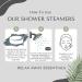 6 Pack Relax Shower Steamers with 100% Essential Oils - Buy Online on GoSupps.com