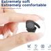 Noise Cancelling Ear Plugs for Sleeping - BUENSUENO Reusable Silicone Earplugs (2 Pairs) with Travel Case for Sleep Work Swimming & Concert - HM Orange & Dark Black - Buy Online on GoSupps.com