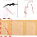 Munani Glasses Arm & Leg Replacement - Brilliant Spectacle Accessories Borderless 2-Hole Brackets Rhinest Metal Repair Parts Pink - Shop Now! - Buy Online on GoSupps.com