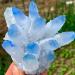 Sky Blue Phantom Quartz Crystal Cluster Specimen ERTEYIN (Size : 200-250g) - Buy Online on GoSupps.com