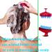 Hair Shampoo Brush & Scalp Massager - Soft Silicone Bristles for Wet & Dry Use | Promote Hair Growth - Red - Buy Online on GoSupps.com