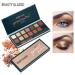 Beauty Glazed 14-Color Shimmer & Matte Eyeshadow Palette | Long-Lasting High Pigment Mineral Makeup for International Shipping - Buy Online on GoSupps.com