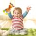 Baby Soft Rattles Shaker | Developmental Hand Grip Toys with Teether and Sounds | Ages 3-12 Months - Buy Online on GoSupps.com