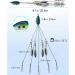 Giyofom Umbrella Rigs for Bass & Stripers Fishing | Freshwater Swimbait Bait Rig Set - Blue  - Buy Online on GoSupps.com