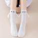Creative Magnetic Holding Hands Couple Socks - 2 Pair Funny 3D Doll Cute Gifts - Black&White - Buy Online on GoSupps.com
