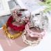 Women's Chiffon Pleated Headband Wide Hair Band Vintage Headband Hair Accessories Non-Slip Headbands Headwear Headbands for Women Girls Daily Wear Yellow - Buy Online on GoSupps.com