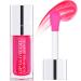 Hydrating Lip Oil  Plumping Lip Oil  Transparent Lip Gloss with Big Soft Brush for Long Lasting Nourishing Repairing Lip  Reduce Lip Wrinkles and Improve Dry Lips Skin  0.2 oz (Cherry red 015)