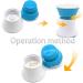 YLWX Green Pill Cutter | One-Point Two-Piece Split Drug Divider & Crusher for Effortless Medication Management - Buy Online on GoSupps.com