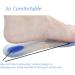 Silicone Gel Arch Support Insoles - Plantar Fasciitis Relief, Heel Spur & Callus Pain Relief for Women & Men (S: Women 6.5-8.5 // Men 6-6.5) - Buy Online on GoSupps.com