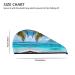 Tahiti Beach SamLng Coral Velvet Dry Hair Cap - Ideal for Home Travel Pool Parties & More | Soft & Quick-Dry - Buy Online on GoSupps.com
