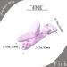 Pack of 4 Pink Pacifier Clips | Baby Dummy Clips & Bib Clips | Durable & Stylish Clip Chain - Buy Online on GoSupps.com