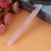 Massage Stone Stick - 12 cm Natural Rose Quartz Acupressure Pen for Facial Massage & Gua Sha Tool - Buy Online on GoSupps.com