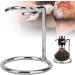 Dekaim Brush Stand - Premium Stainless Steel Razor Stand & Men's Shaving Brush Holder for Home Salon & Travel Use - Buy Online on GoSupps.com