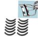 12pcs Washable Replacement Eyelash Curler Pads | Durable Rubber Refill for Perfect Lashes - Black - Buy Online on GoSupps.com