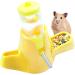 Hamster Water Bottle with Stand 80ML Guinea Pig Water Bottle and 2 Food Dispensers Free Standing Automatic Bottle Dispenser for Small Animals - Buy Online on GoSupps.com