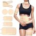 Casting oil pack reusable organic rigid oil packs with adjustable rubber band for neck arms waist comfort sleep constipation inflammation 6 pieces