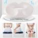 Butt Pillow for Tailbone Bed Sore Cushions for Butt Premium Memory Foam Washable Office Seat Cushion for Tailbone Pain Back Pain Relief Gray - Buy Online on GoSupps.com