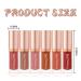 6Pcs Matte Liquid Lipstick Set - Brown Nude Pink Mauve Red Maroon - Long Lasting & Waterproof Lip Gloss Gift for Women - Matte Makeup Beauty Cosmetics - Buy Online on GoSupps.com