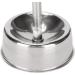 Stylish Stainless Steel Toothbrush Holder Organizer - 4 Compartment Umbrella Design for Bathroom & Makeup Tools | Hztyyier International Shipping - Buy Online on GoSupps.com