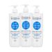 EVOLUDERM - Gentle Moisturizing Cleansing Milk - 500 ml - Ingredients of Natural Origin - Vegan - Made in France - Pack of 3 x 500 ml