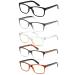 Blue Light Blocking Reading Glasses for Women Men Lightweight Magnifying Anti Glare Computer Readers Eyeglasses (multicolor, 1.5) Multicolor 1.5 x