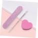 minkissy 20 Sets Nail Kit Multi Function Tool Mulitool Tools Nail File Nail Art Files Pedicure Polishing File 3 Piece Set Crystal Stick Three Piece Suit Toolkit Plastic 9.00X1.80X0.20CM As Shown - Buy Online on GoSupps.com