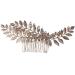 FRCOLOR Comb Bridal Headpiece Leaf Decor Wedding Hair Accessories Bride Headband Bride Hair Accessories Wedding Bridal Headband Women Hair Accessories Hair Accessories for Women Zinc Alloy