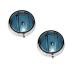 (Fireflies and Lantern) Round Pill Box 3 Compartment Pill Box Mini Decorative Pocket Purse Portable Travel Medicine Tablet Vitamin Holder Organizer Pill Case