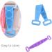 Silicone Bath Body Brush Exfoliator with Soft Bristles and Massage Dots - Blue Purple - Buy Online on GoSupps.com