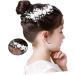 Angoily Hair Accessory for Women Crystal Ab Rhinestones Hair Rhinestones Womens Hair Clips Pearl Hair Barrettes Flower Girl Hair Clip Tiara Bridal Hair Comb Wedding Bride Accessories - Buy Online on GoSupps.com