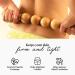 Tuuli Wooden Anti-Cellulite Massage Roller - Lymphatic Drainage Device for Belly Legs and Thighs - Buy Online on GoSupps.com