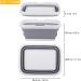 Tiawudi Collapsible Sink - 2.25 Gal Wash Basin for Dishes, Camping, Hiking & Home (Gray) - Buy Online on GoSupps.com