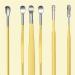 HEIMEABI Spring Earwax Cleaner Tool Set | 6Pcs 360 Spiral Design | Ear Wax Removal Kit with Storage Bag | Self Care Gifts - Yellow One Size - Buy Online on GoSupps.com