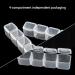 MULAIDI 56 Grids Jewelry Box DIY Drill Box Nail Art Organizer For Bead Storage For Case For Rings Multifunction Independent Storage Box 56-grid Jewelry Box Crystal Bead Organizer Color - Buy Online on GoSupps.com