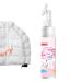 Down Jacket Detergent - Household Dry Foam Cleaning - Cloth Stain Remover for Down Jacket Down Wear Cloth Polished Fabrics and Sofa Kumprohu With Brush