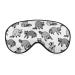 Raccoon Life Sleep Mask Eye Cover for Sleeping Blindfold with Adjustable Strap Blocks Light Night Travel Nap for Men Women