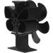 High-Efficiency Aluminum Stove Fan - Self-Starting 6-Blade Heat-Powered Fan for Home | 152mm Diameter - Buy Online on GoSupps.com
