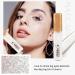 Glitter Mascara Diamond Sparkling Colorful Mascara anti-smudge sparkling colorful eye makeup tool suitable for wedding stage music festival (Silver white) - Buy Online on GoSupps.com